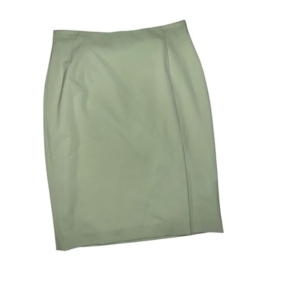 GARFIELD & MARKS jada skirt sz 6 green Coastal Coquette Mini Secretary - Picture 2 of 4